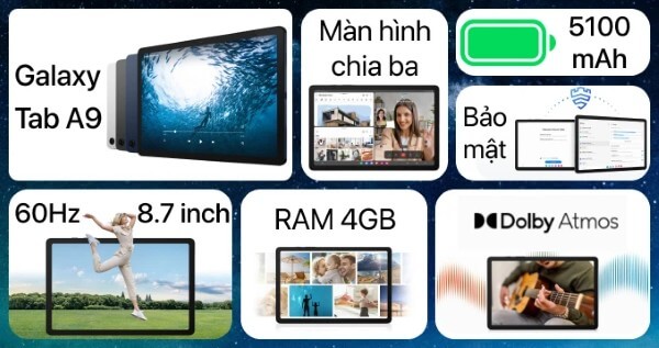 Samsung Galaxy Tab A9 WiFi 8GB 128GB