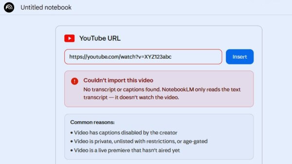 Nguyên nhân và cách sửa lỗi YouTube không gắn được link
