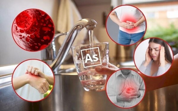 Những tác động xấu của nước nhiễm asen đối với sức khỏe