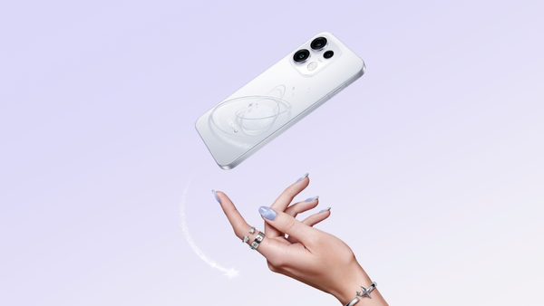 Thiết kế Vũ trụ POP 3D trên OPPO Reno16 F Trắng