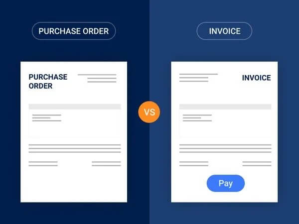 Phân biệt giữa Purchase Order và Invoice