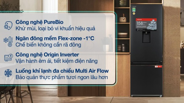 Tủ lạnh Toshiba GR-RB405WEA-PMV(06)-MG