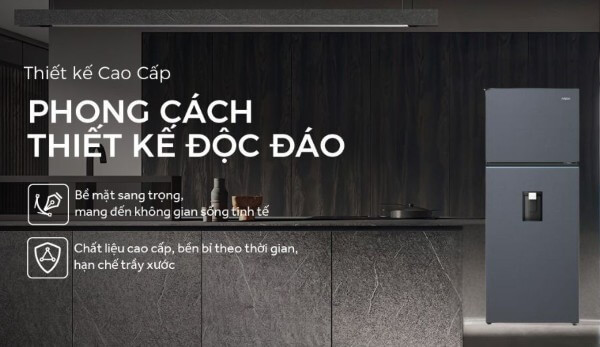 Tủ lạnh Aqua AQR-TA518FA(WSL) dung tích 455 lít