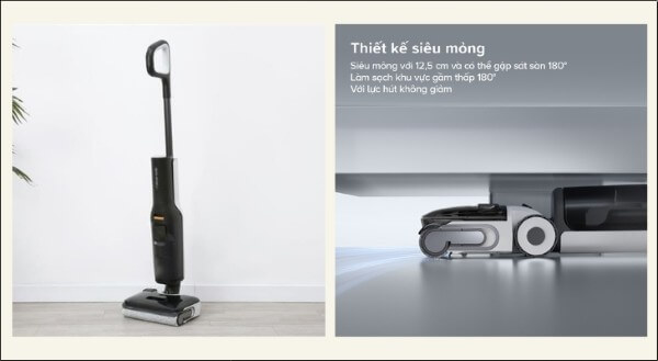 Các dòng máy hút bụi cầm tay mới của Roborock có thiết kế ngả phẳng 180°
