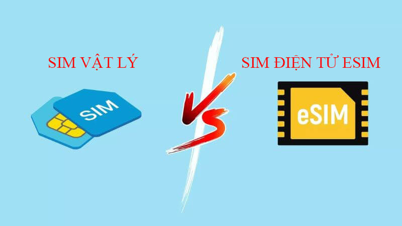 Tìm hiểu khái niệm SIM vật lý và eSIM 