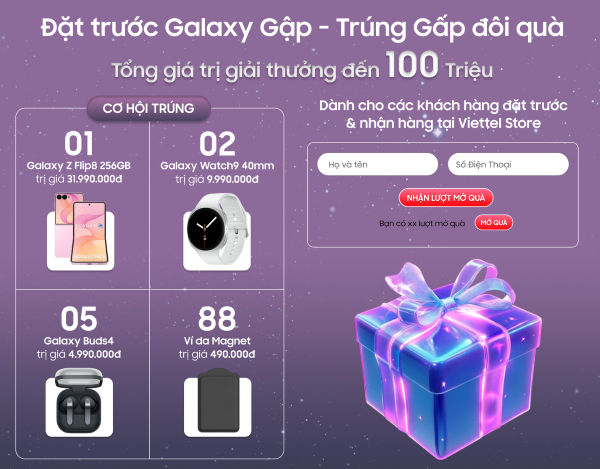 Ưu đãi đặt trước hấp dẫn tại Viettel Store