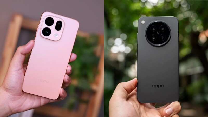 So sánh thiết kế OPPO Find X9s vs OPPO Find X8s