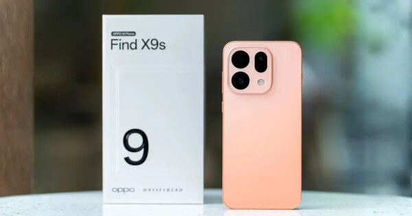 OPPO Find X9s có thiết kế cao cấp với khung kim loại cứng cáp