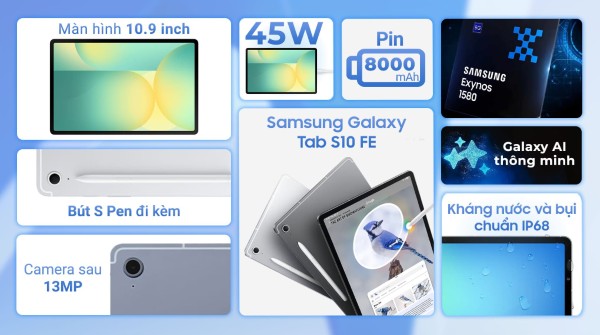 Samsung Galaxy Tab S10 FE WiFi