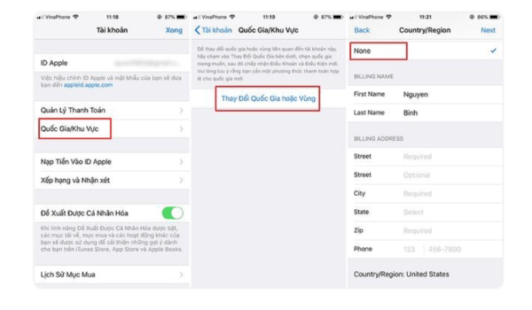 Chọn Xem ID Apple