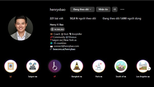 Gợi ý một số tên Instagram hay cho nam