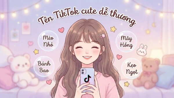 Gợi ý tên TikTok hài hước dành cho nam & nữ