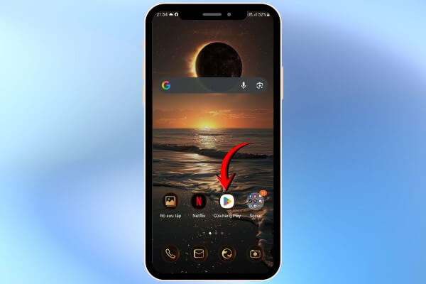 Mở ứng dụng Cửa hàng Play