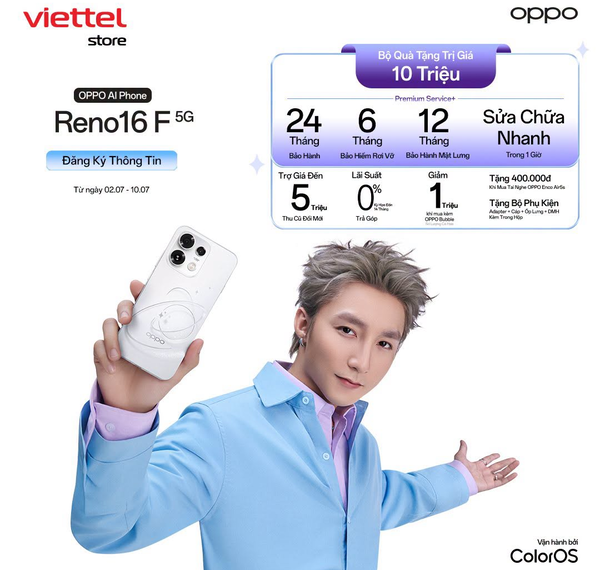 Ưu đãi đặt trước hấp dẫn có tại Viettel Store.