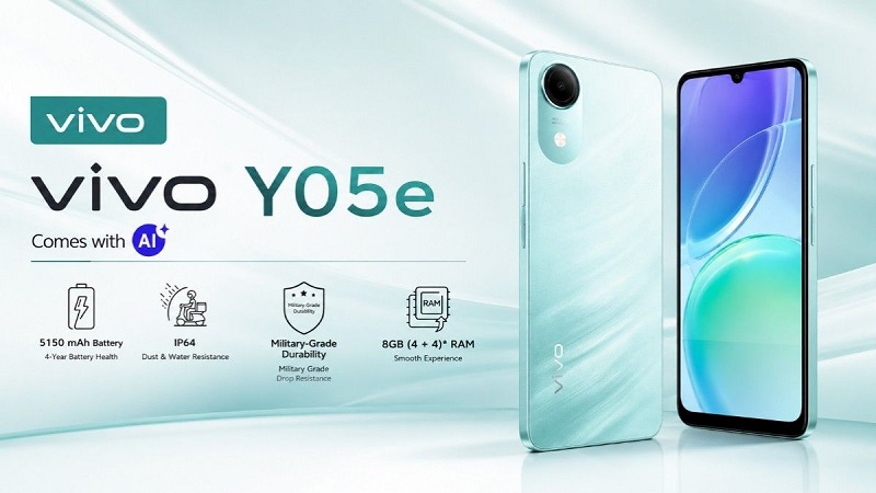 Vivo Y05e ra mắt