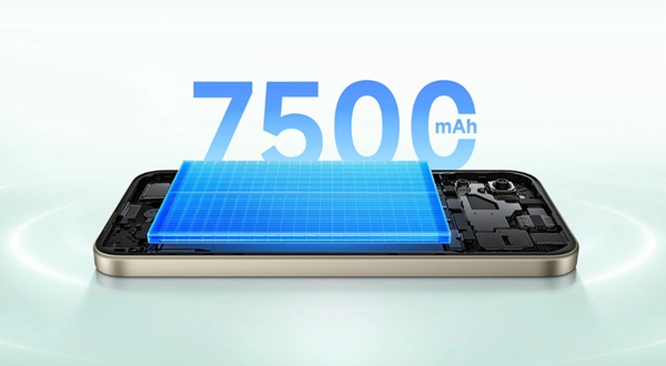 Một điểm nâng cấp đáng tiền khác của Redmi 17 là viên pin dung lượng dồi dào 7.500mAh