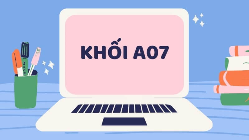 Khối A07 gồm các môn Toán, Lịch sử và Địa lý
