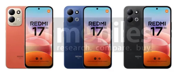 Ảnh render Redmi 17 5G xuất hiện với 3 phiên bản màu sắc