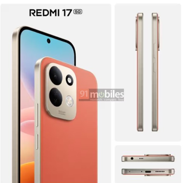 Redmi 17 5G được trang bị chip Snapdragon 4 Gen 5