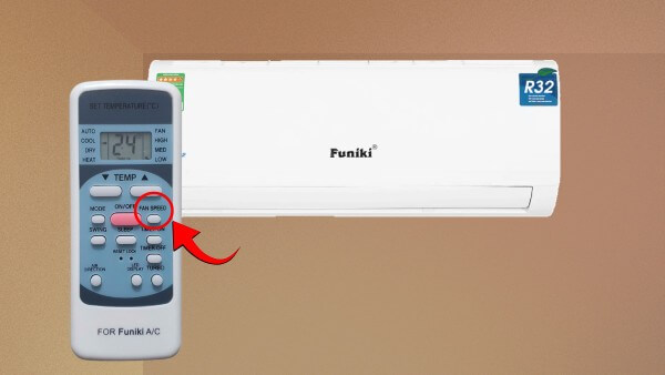 Chọn chế độ Fan để giảm điện năng tiêu thụ
