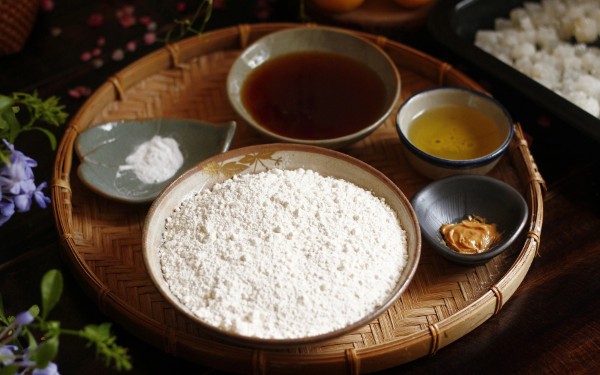Các nguyên liệu làm bánh Trung thu