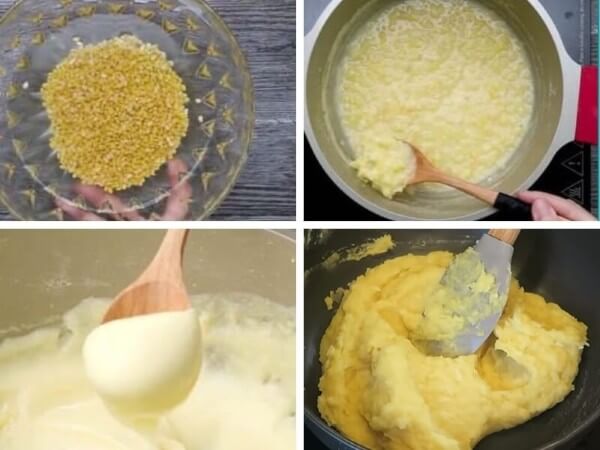 Các bước làm nhân đậu xanh cho bánh trung thu