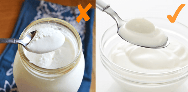 Một số lỗi thường gặp khi tự làm sữa chua tại nhà