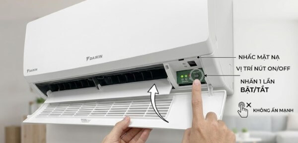 Tắt aptomat khoảng 3–5 phút rồi bật lại