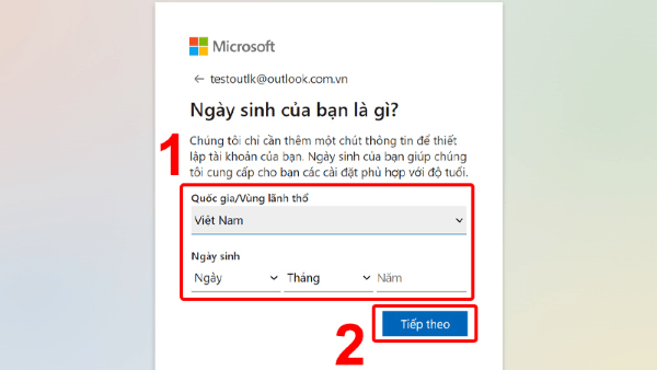 Nhập quốc gia và ngày tháng năm sinh 