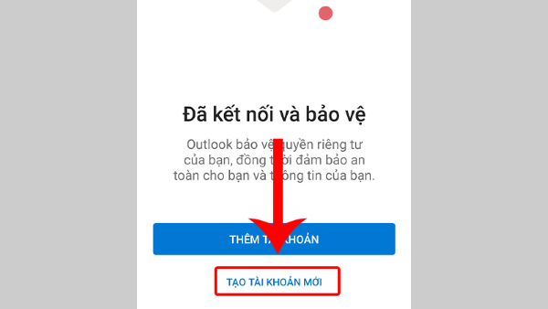 Chọn TẠO TÀI KHOẢN MỚI
