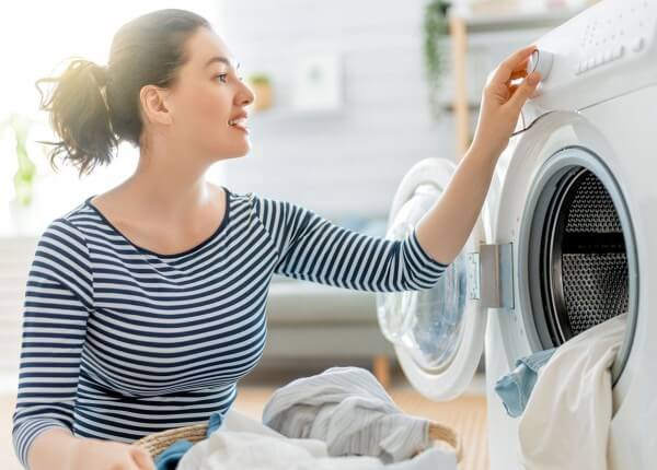 Sử dụng máy giặt với lượng quần áo phù hợp dung tích thiết kế