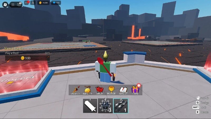 Trò chơi PvP Duel Warriors phát hành trên nền tảng Roblox