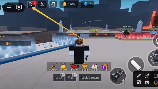 Truy cập game Duel Warriors