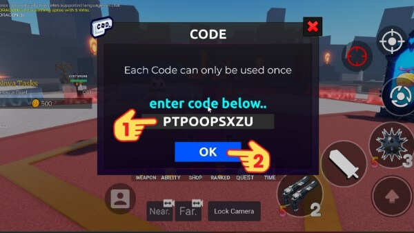 Hãy thử lại nhập lại chính xác mã code sau vài phút