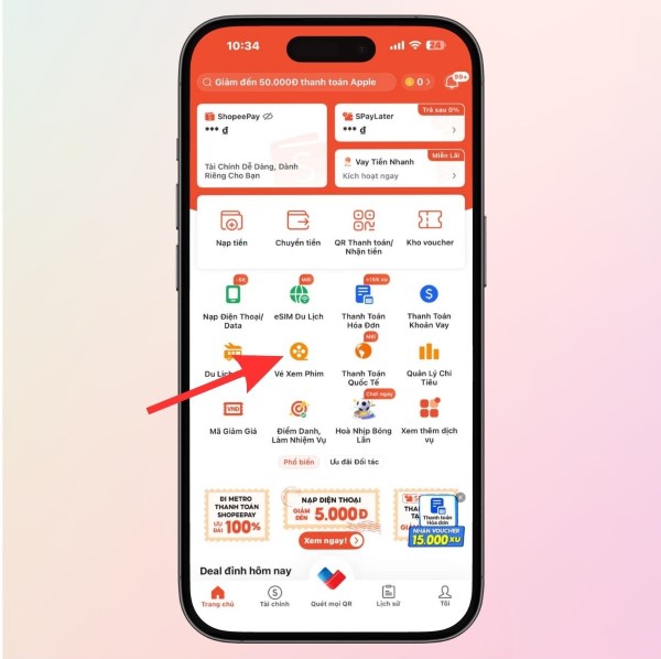 Chọn Vé xem phim