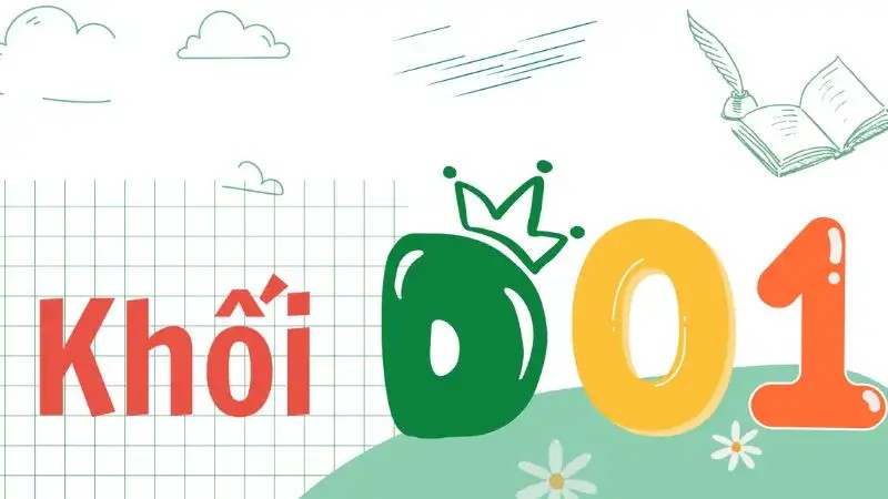 Tổ hợp D01 gồm các môn:Toán, Ngữ văn và Tiếng Anh