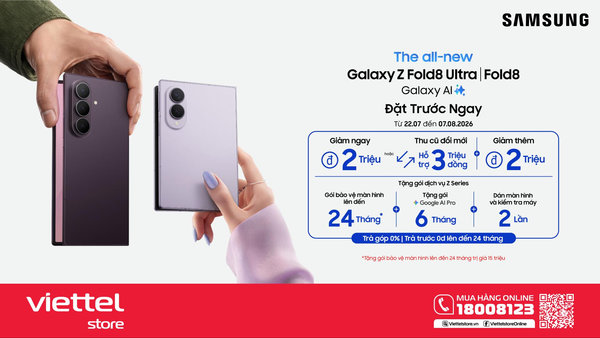 Đặt trước Galaxy Gập mới để có cơ hội trúng nhiều quà giá trị