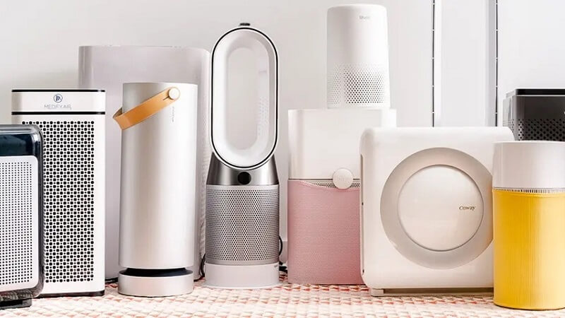 Các dòng máy lọc không khí gia đình thường có công suất khoảng 20W - 60W