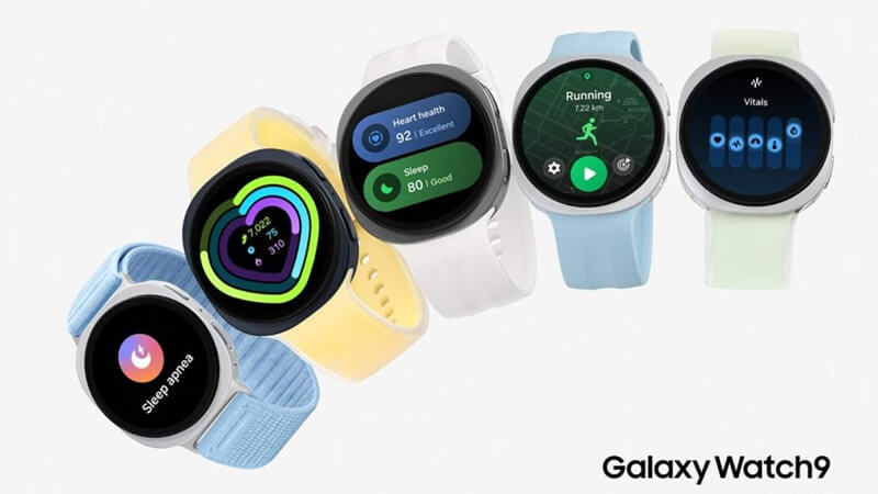 Galaxy Watch9 có 3 tùy chọn màu sắc và 2 phiên bản kích thước