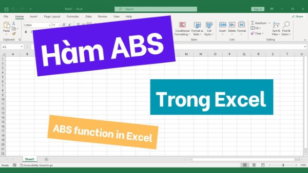 Hàm ABS trong giúp loại bỏ dấu âm của một số