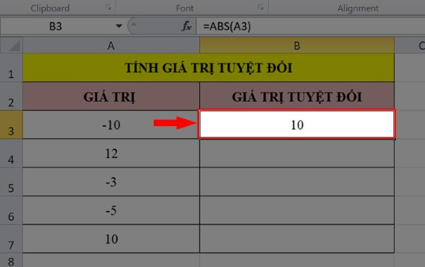 Nhấn Enter để nhận kết quả