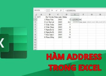 Hàm ADDRESS trong Excel: Cú pháp, ví dụ và cách kết hợp