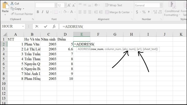 Ví dụ tham số abs_num