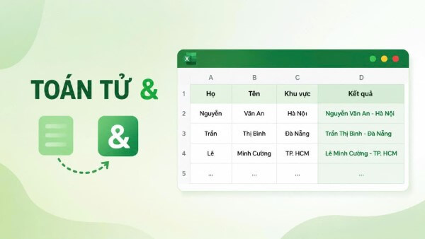 Chức năng của hàm CONCATENATE và CONCAT