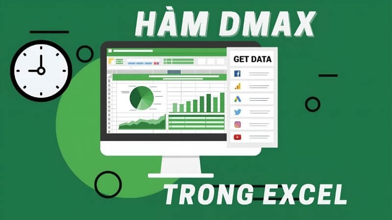 Hàm MAX trong Excel giúp tìm giá trị lớn nhất trong toàn bộ vùng dữ liệu