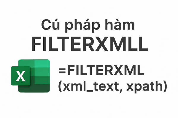 Cú pháp của hàm FILTERXML