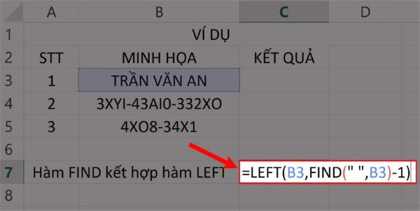 Nhập công thức