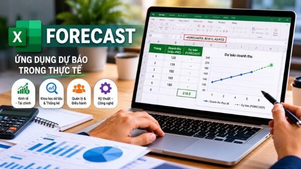 Những ứng dụng của hàm FORECAST trong Excel