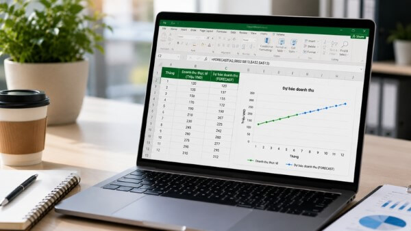 Một số chú ý khi sử dụng hàm FORECAST trong Excel