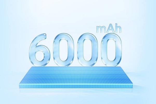 Viên pin 6.000mAh, hỗ trợ sạc 15W